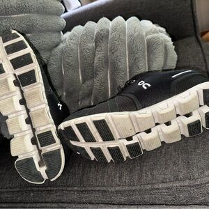 Black On Running Shoes
